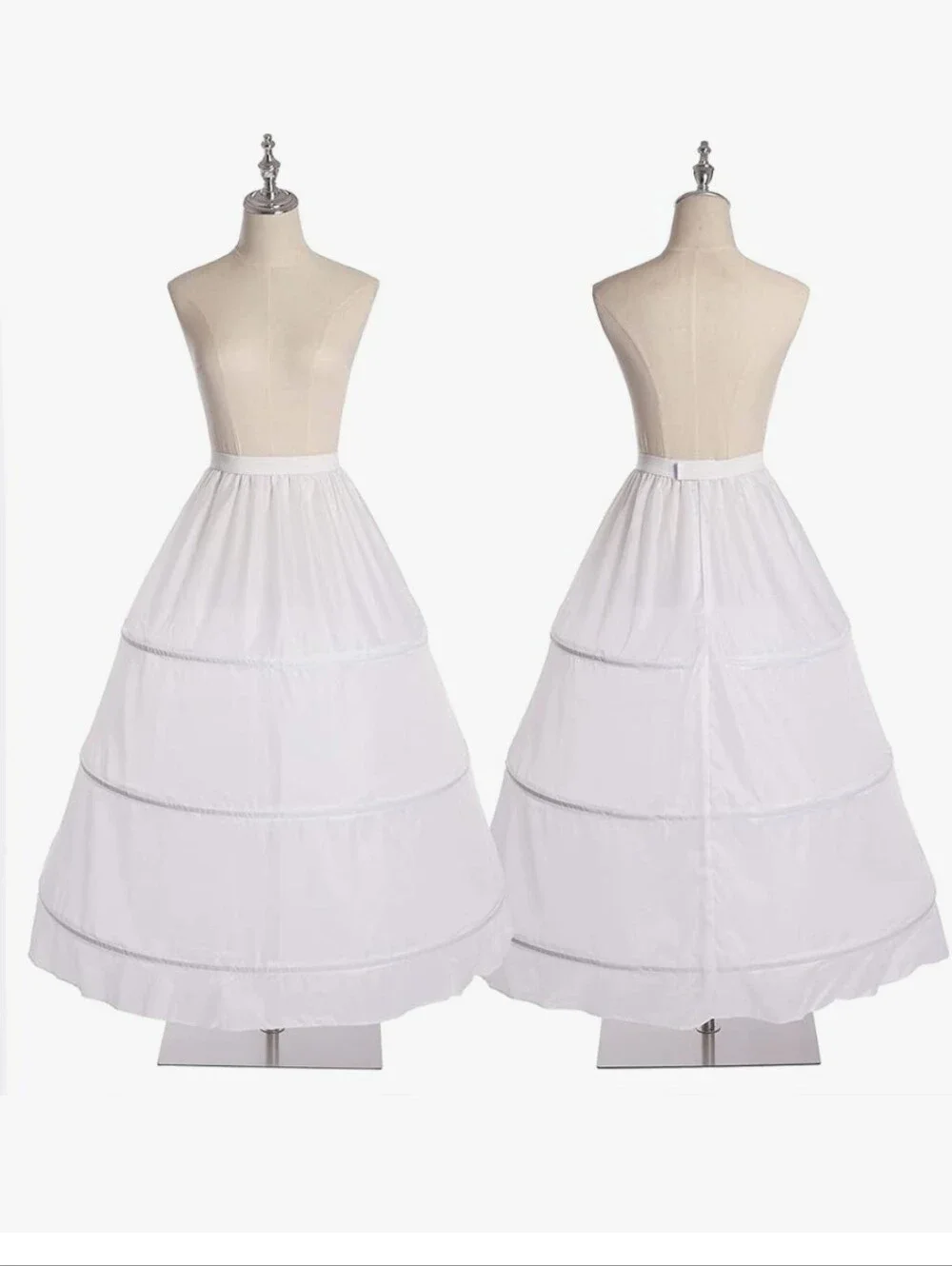 White Bridal Crinoline Petticoat Skirt